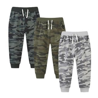 Toddler Boys' Trio Pack of Cartoon-Print Jogger Sweatpants