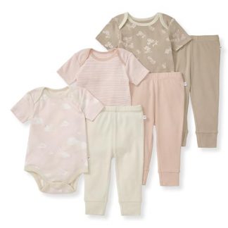 Unisex Baby 6-Piece Outfit Set in Organic Cotton