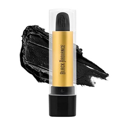 Lustrous Black Lipstick with Perfect Tone