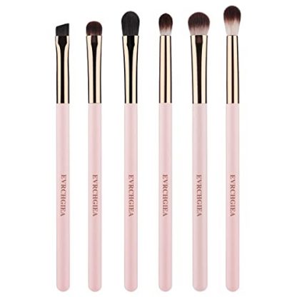 Essential Eye Makeup Brush Set - 6 Piece Professional Eye Brush Collection