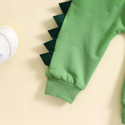 Dinosaur-Themed Toddler Boy's Winter Outfit Set - Image 6