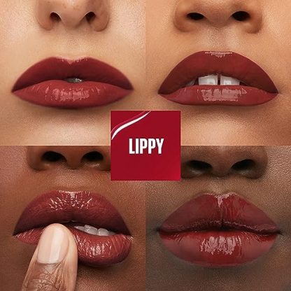 Long-Lasting Shimmering Liquid Lipcolor, Cranberry Red - Image 3