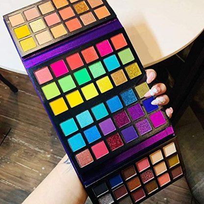 Ultimate 72-Color Eyeshadow Palette: Matte, Shimmer, Glitter, and Nude in One - Image 2