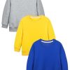 Light Gray, Royal Blue, Yellow