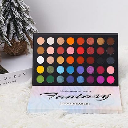Vibrant Eye Color Collection: Matte, Shimmer, & Metallic Eyeshadow Palette - Image 7