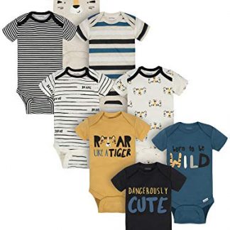 8-Pack Baby Boy's Short Sleeve Bodysuits Mix & Match Set