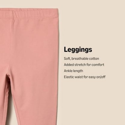 Essential Baby Girl's Stretchy Leggings - Image 2