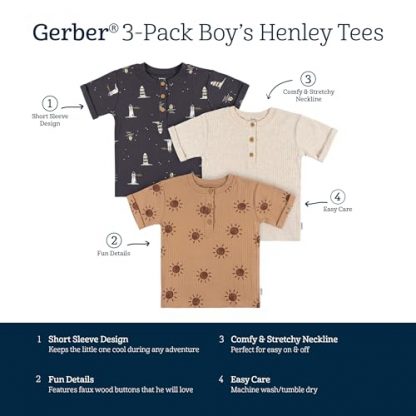 Toddler's 3-Pack Short Sleeve Pocket Tees - Image 6