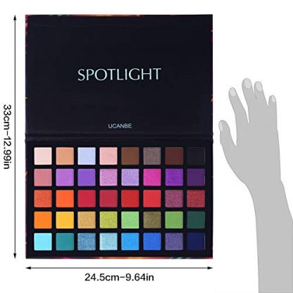 Spotlight 40-Color Eyeshadow Palette: Matte and Shimmer - Image 5