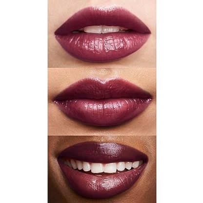 Sheer Slick Hydrating Lipstick with Vitamin E, Black Cherry - Image 4