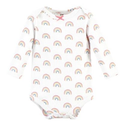 Cozy and Comfy Unisex Thermal Long Sleeve Bodysuits with Snowflake Design - Image 3