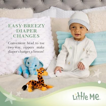 Cozy Cotton Baby Boy Footie Pajamas for Snuggle-Perfect Moments - Image 4