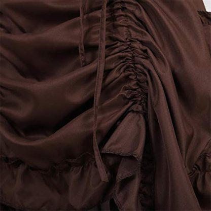 Victorian-Inspired Steampunk Ruffle Skirt for Women - Image 4