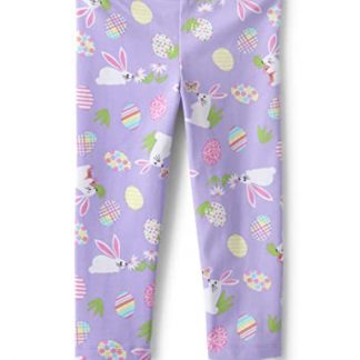 Adorable Girls' Fashion Leggings with Festive Print