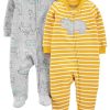 Grey Cow/Yellow Hippo