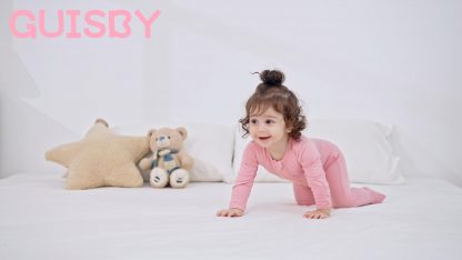 Comfortable Baby Boy Footed Pajamas with Mittens and 2-Way Zipper - Image 6