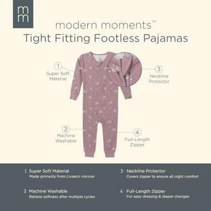 Soft and Cozy Baby Footless Pajamas - Image 6