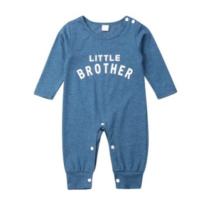 "Little Brother" Comfy Cotton Newborn Outfit