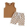 Plaid Brown
