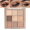 9 Colors-Matte Shimmer Rose Gold Brown