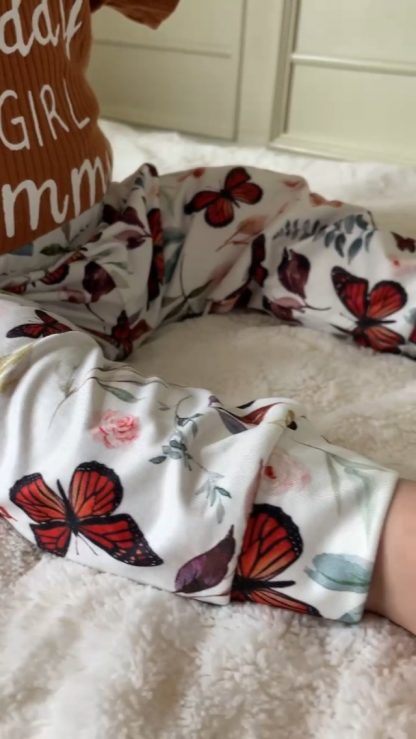Daddy's Little Darling: Baby Girl Clothes Set with Ruffle Romper and Camouflage Pants - Image 6