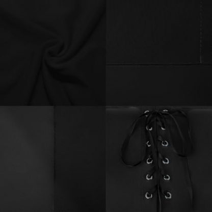 Victorian-Inspired Steampunk High-Low Skirt for Women - Image 5