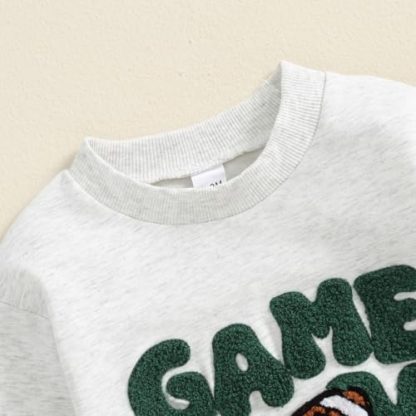 Comfy Infant Fall-Winter Oversized Sweatshirt Romper - Image 4