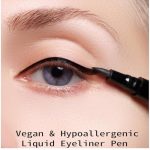 Triple Pack of Vegan Hypoallergenic Liquid Eyeliner Pens in Classic Black - Image 6