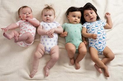 Organic Cotton Short Sleeve Baby Bodysuit (2-Pack) - Image 3