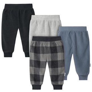 Cozy Little Gentlemen's 4-Pack Microfleece Sweatpants