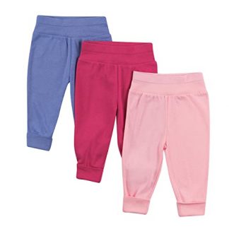 Flexible Fit Baby & Toddler Jogger Pants, 3-Pack