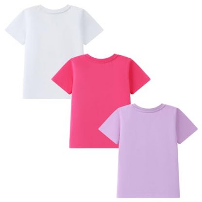Trio Pack of Charming Girls' T-Shirts - Image 3