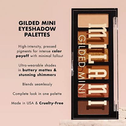 Mini Eyeshadow Palette with Matte & Shimmer Shades - Whiskey Business - Image 6