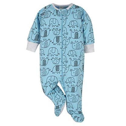 Adorable Baby Boy 4-Pack Sleep 'N Play Footies - Image 2