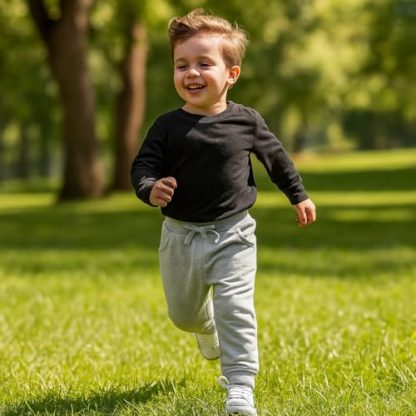 "Boys' Adorable Trio Joggers Pack with Cartoon Motifs" - Image 6