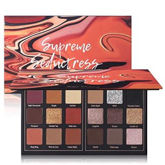 Seductress Matte & Shimmer Eyeshadow Palette: 18 Pro Pigmented Colors