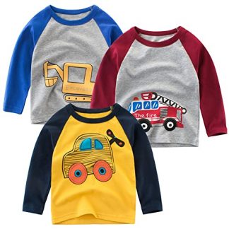 Toddler's Comfy Excavator Cotton T-Shirt