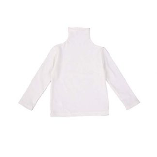 Cozy Toddler's Turtleneck Top with Long Sleeves in Solid Colors