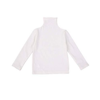 Cozy Toddler's Turtleneck Top with Long Sleeves in Solid Colors