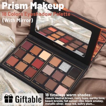 Seductress Matte & Shimmer Eyeshadow Palette: 18 Pro Pigmented Colors - Image 2