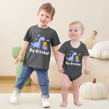 Charming Big & Little Brother Matching Outfit Set - Image 2