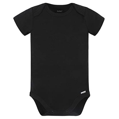 Multipack of Five Baby Onesies in Solid Colors - Image 2