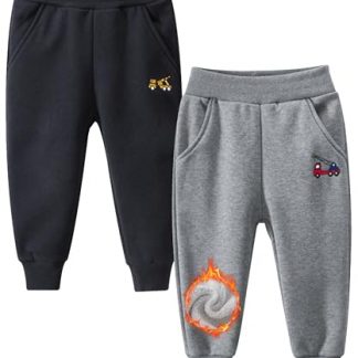 Cozy Toddler Boys' Polar Fleece Sweatpants - Set of 2