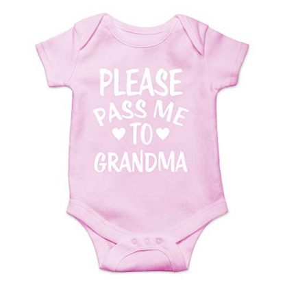 "Pass Me To Grandma" Unisex Baby Bodysuit