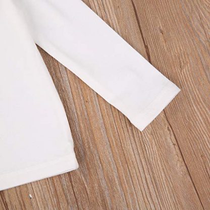 Cozy Toddler's Turtleneck Top with Long Sleeves in Solid Colors - Image 4