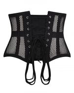 Heavy-Duty Underbust Mesh Corset with Steel Boning - Image 3