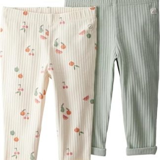 "Soft Touch" Organic Cotton Baby Pants - 2 Pack