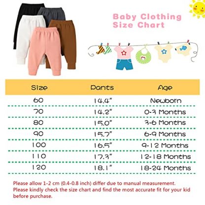 Soft & Stylish Toddler Pants - 5-Pack in Vibrant Colors - Image 2