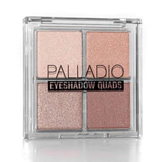 Velvety Quad Eyeshadow Palette - Matte, Metallic, and Shimmer Finishes (Ballerina)