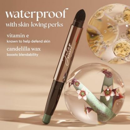 Pearl Shimmer Cream-to-Powder Eyeshadow Stick with Built-in Smudger - Image 6